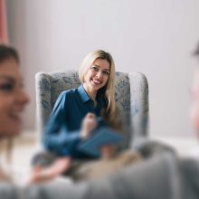 Social Worker with couple